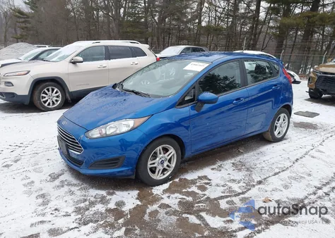 2018 Ford Fiesta Se из США, поврежденный, VIN 3FADP4EJ3JM129988
